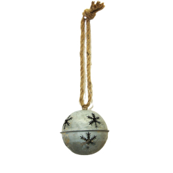 Zawieszka Bombka rustykalna metalowa Dzwonek S